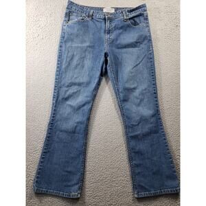 Levi's Signature Jeans Women's 14 Blue Denim Stretch Bootcut Cotton Casual 36x30